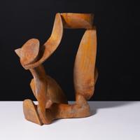 Raoul Hague Wood Sculpture, 21H - Sold for $8,960 on 11-15-2025 (Lot 60).jpg